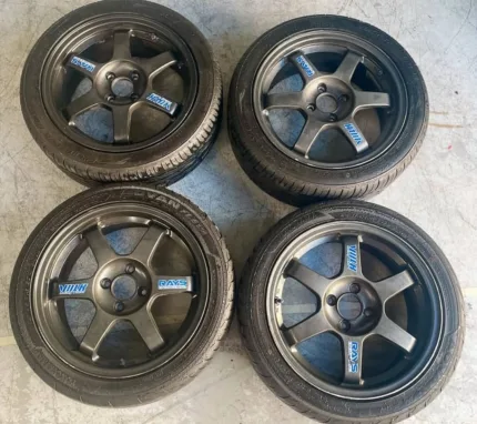 Fs: Volk Te37 16x7 +42 offset 4x100.