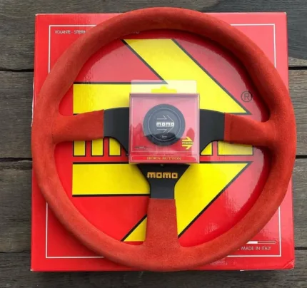 MOMO mod78 red rare steering wheel.