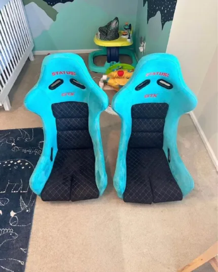 Selling a set of status gtx seats with a set of sliding rails for ek civic.