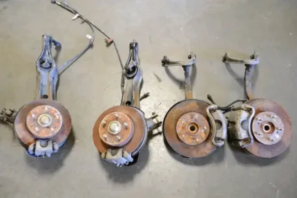 JDM 96-00 HONDA CIVIC EK TYPE R 5 LUG 32MM FRONT AND REAR CONVERSION WITH COMPLETE E-BRAKES CABLES