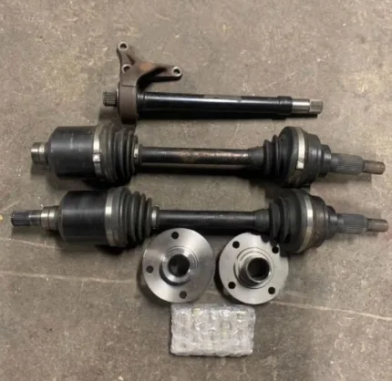 MINT set of driveshaftshop 5.9 axles with upgraded halfshaft.