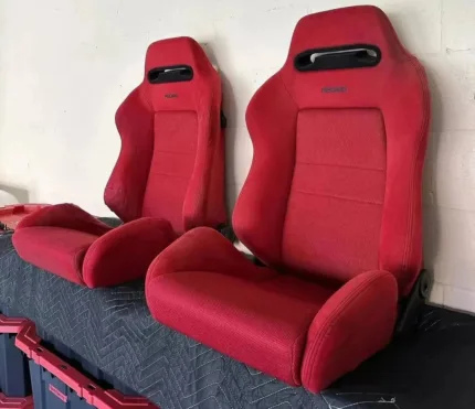 Red JDM Recaro SR3 Seats