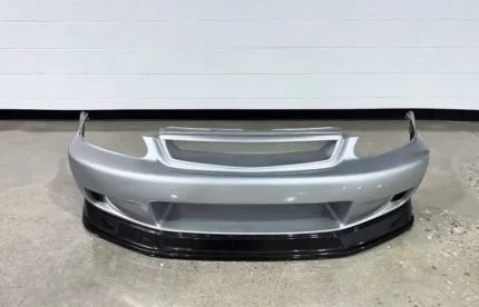 J-Blood Front Bumper with twill carbon fiber lower lip