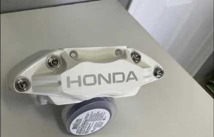 Honda calipers powder coated white for EG, EK, DC, Integra, S2k and Acura