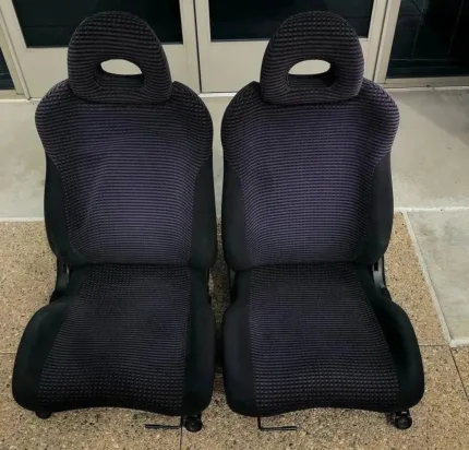 Rare EG6 Civic SIR Hatch...Checkered Pattern Front Seats with Seat rails