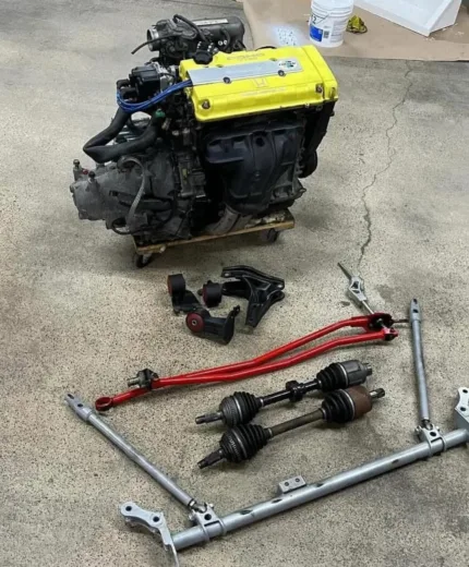 Complete B16A swap for 88-91 Civic/Crx. Good even compression.