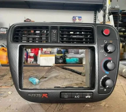 OEM Ek9 Type-r climate control A/C panel with electronics.