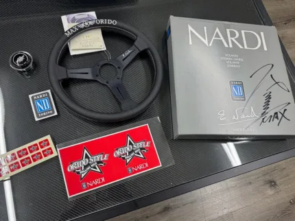 Brand New Max Orido x Nardi steering wheel Version 1 silver