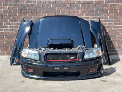 JDM Subaru Forester STi SG5 SG9 Front End Conversion Bumper Lip Headlights Fenders Hood Grille Foglight Covers 2003-2005