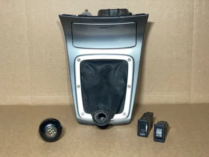 JDM Subaru Impreza STi GDB v9 05-07 Shift Boot Trim Console + DCCD & C.DIFF Switch + STi 5 Speed Knob